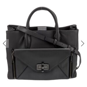 Secret Agent Tote by Diane von Furstenberg (DVF) Top Handle with Crossbody Strap